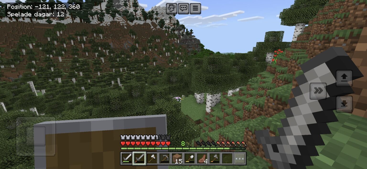 Minecraft の世界で 1 つの砂を見つける前に、ペール オーク バイオームを見つけました