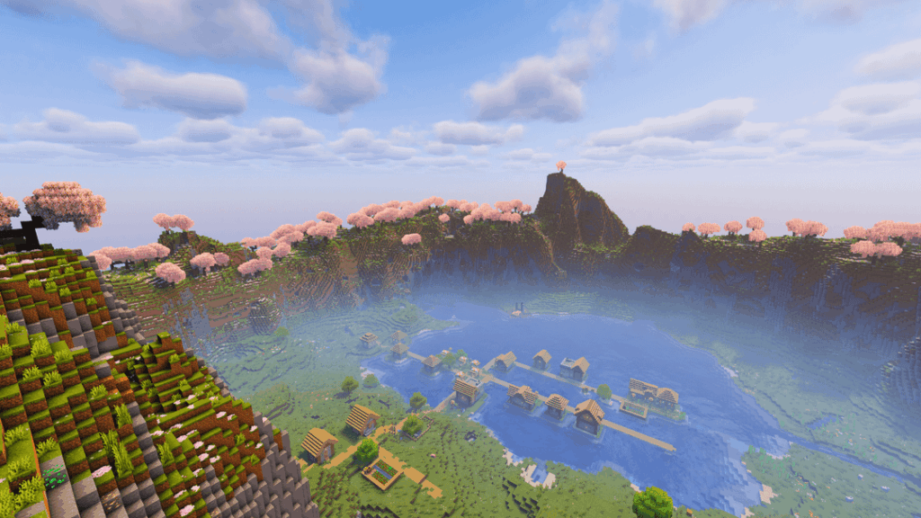 かわいい桜の森の山の種を見つけました