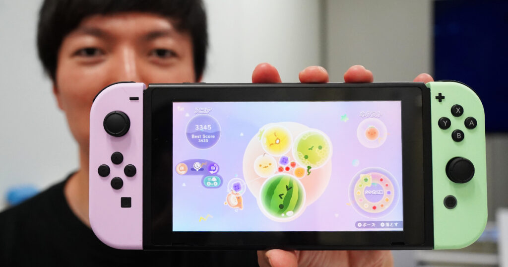 「スイカゲーム ぷらねっと」先行レビュー！360度使えて難易度は易しめ？4人協力プレイは友情を育むのか壊すのか | Saiga NAK