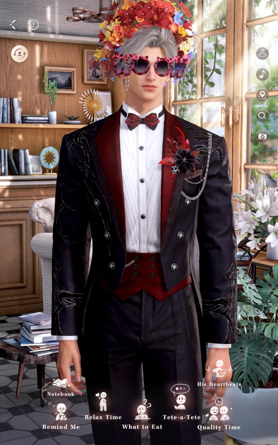 今日は私の誕生日です。LIがその日のためにドレスアップしたものです。