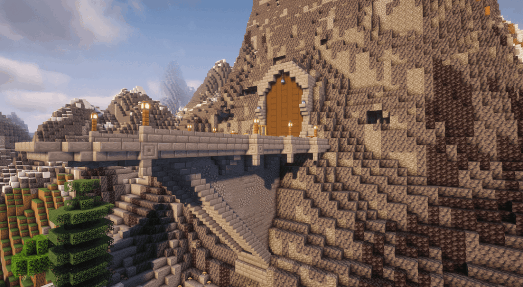 崖ベース用の着陸プラットフォーム