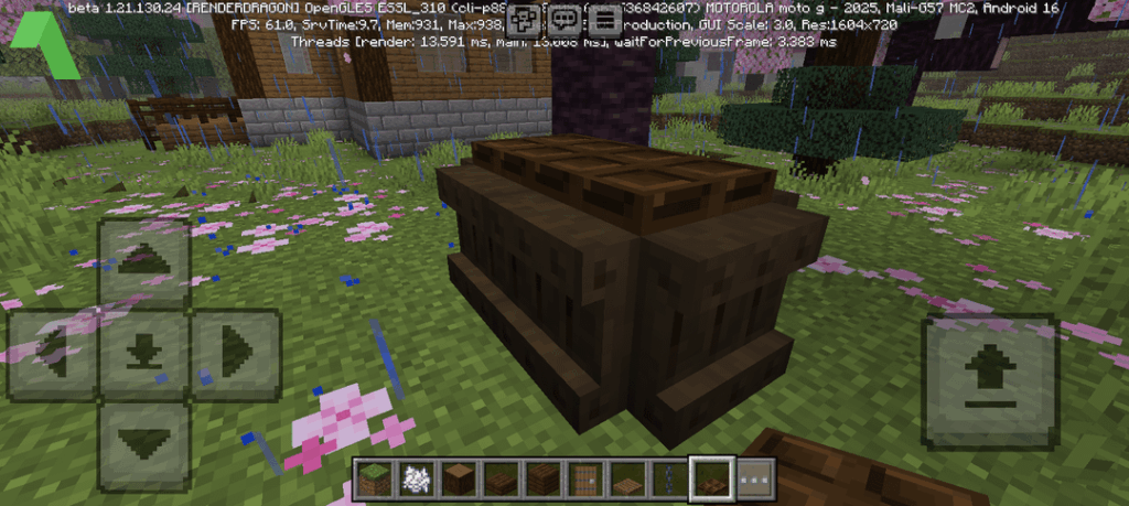 マインクラフトで棺を作りました