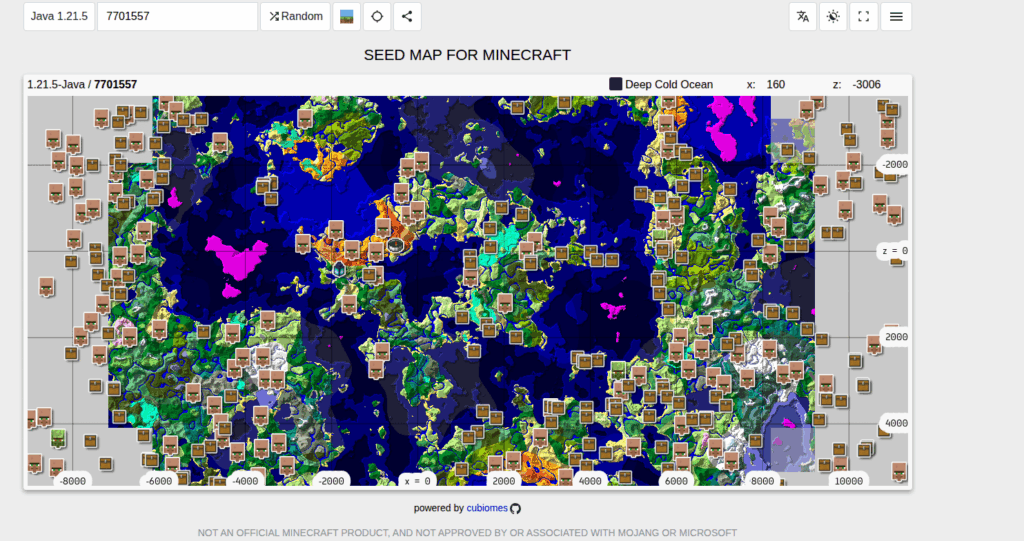 すべてのバイオームと構造物を備えたリング大陸! - 7701557