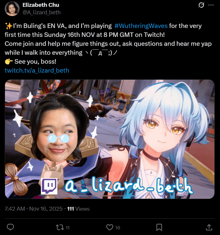 ブリンEN VAは11月16日午後8時（グリニッジ標準時）に初めてウーワと対戦する