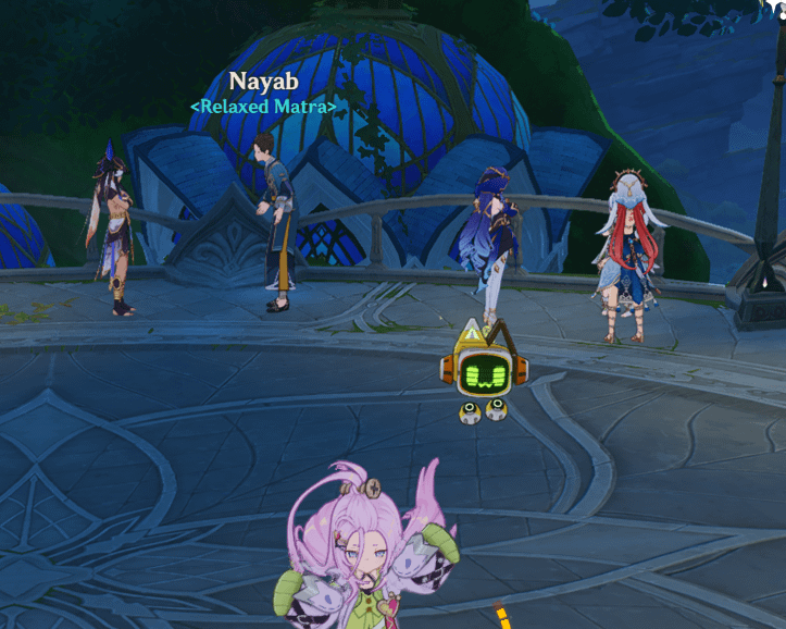 サイノの逸話とナヒダ・ニルー・レイラの出会い（イベントからだと思う）が同じ場所に現れた