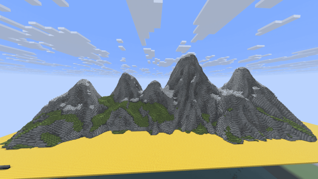 Axiomを初めて使用する!初めての山づくり