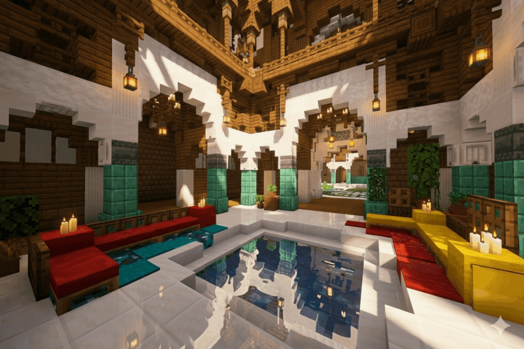 モロッコ風の宮殿（「リヤド」）を建てました