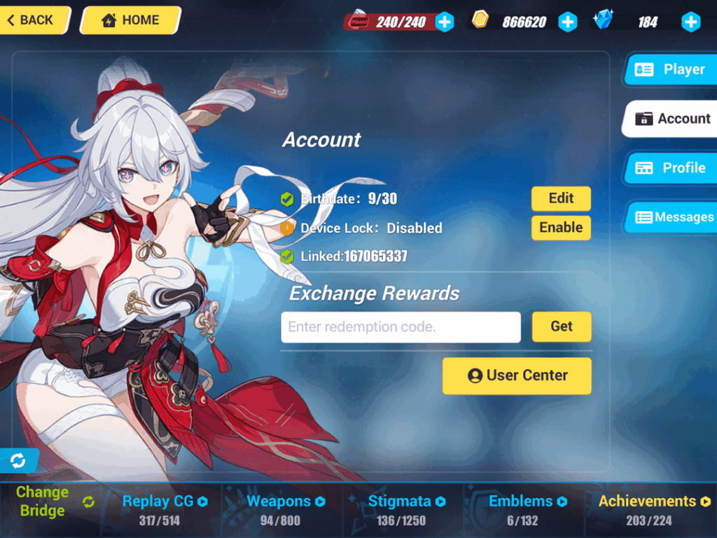 hoyoverse アカウントはリンクされていますか?