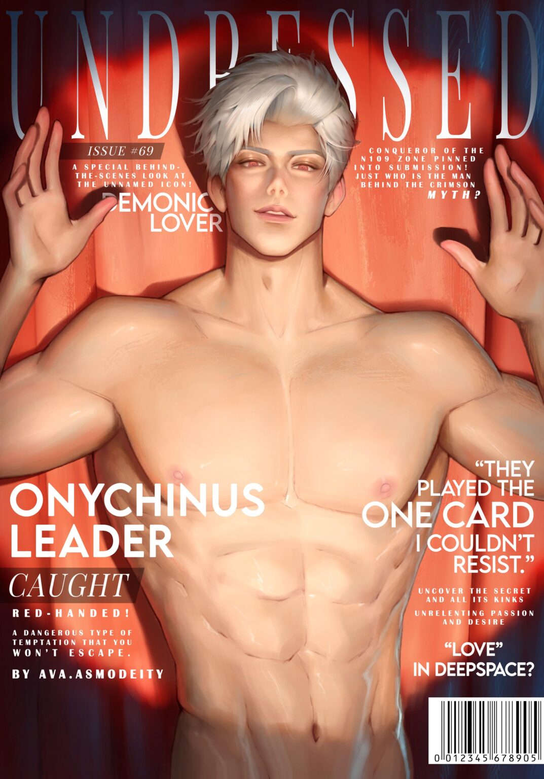 雑誌の表紙としてサイラスを描かせていただきました！ ;)