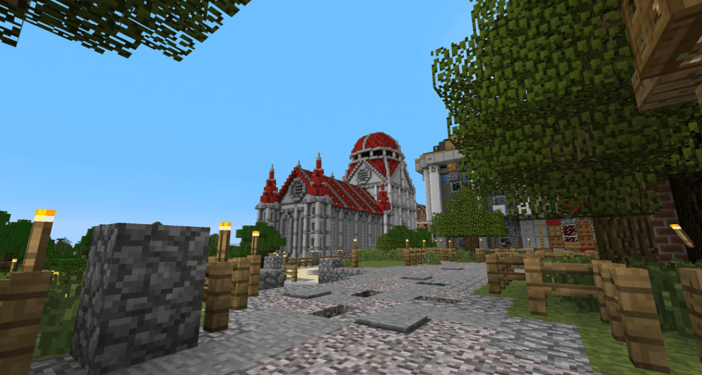 6 年前の Beta 1.7.3 ワールドからのビルドの一部