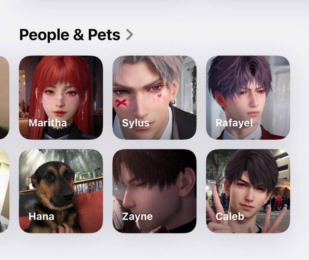 iPhotos が顔を認識するようになりました