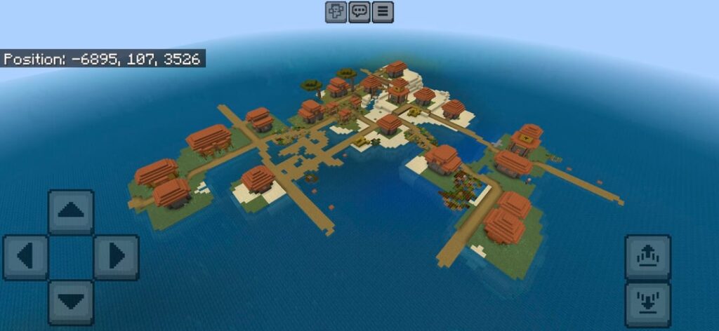 海の真ん中のサバンナ村（岩盤1.21.120）