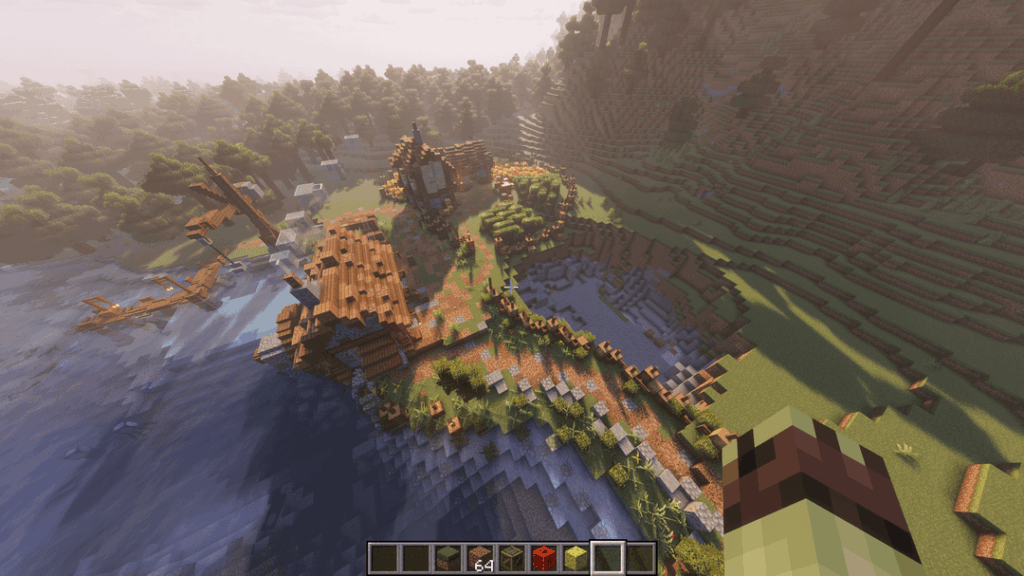 この穴を小さな池、あるいは採石場/鉱山に変える...?