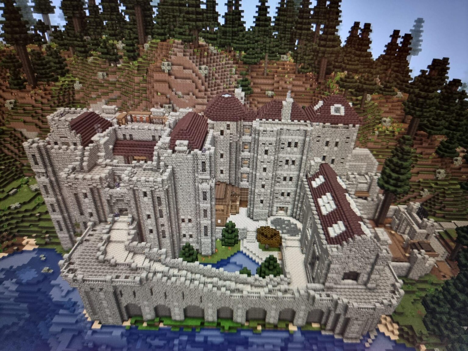 私の城の建築を披露します！