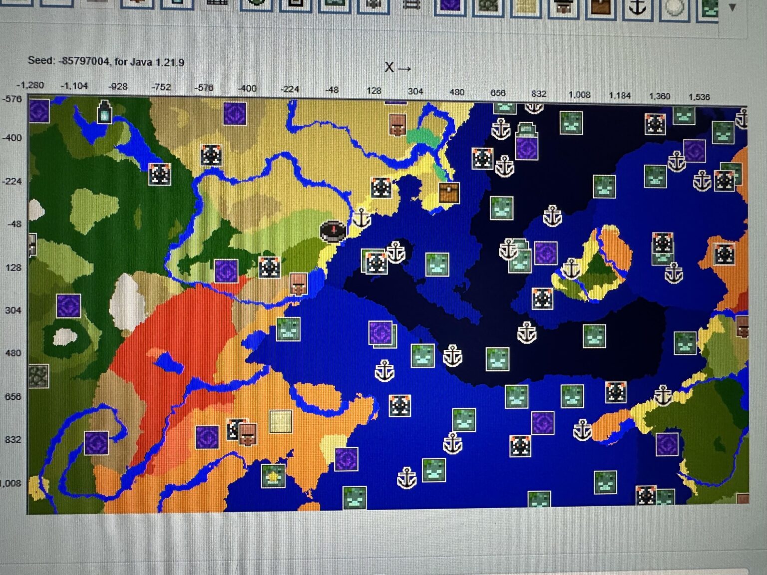 -85797004 バイオームが少し多い。ジャワ