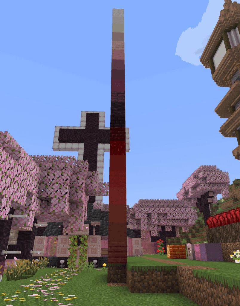 これは、地下倉庫の内壁に使用したとてもクールなグラデーションです。グラデーションに使用されている 4 つの木材 (マングローブ、クリムゾン、チェリー、ペール オーク) をベースにしています。