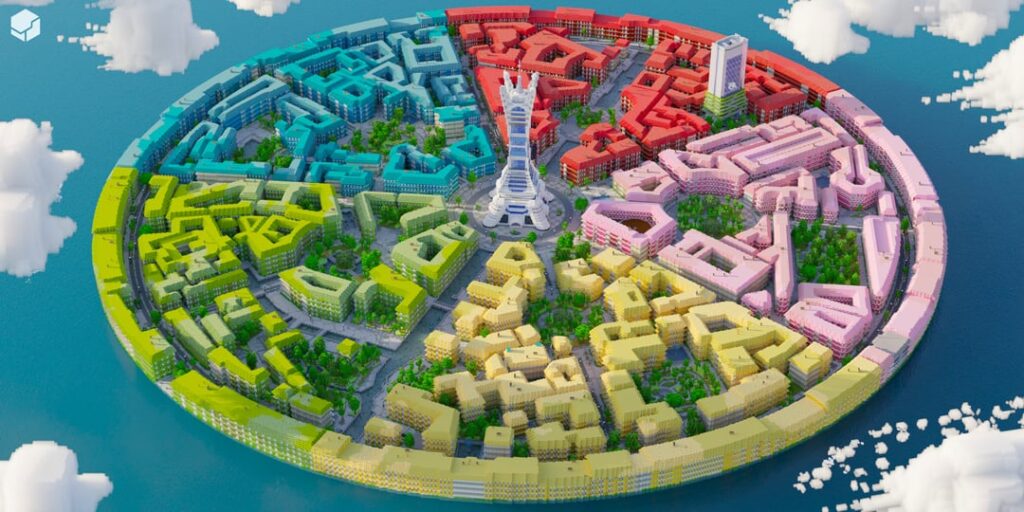 Minecraft のルミオースシティ ポケモン