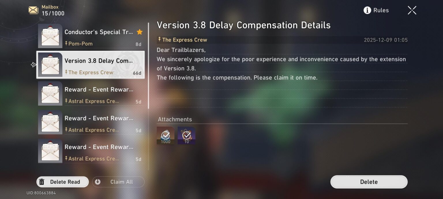 開発チームにとっては本当に残念です