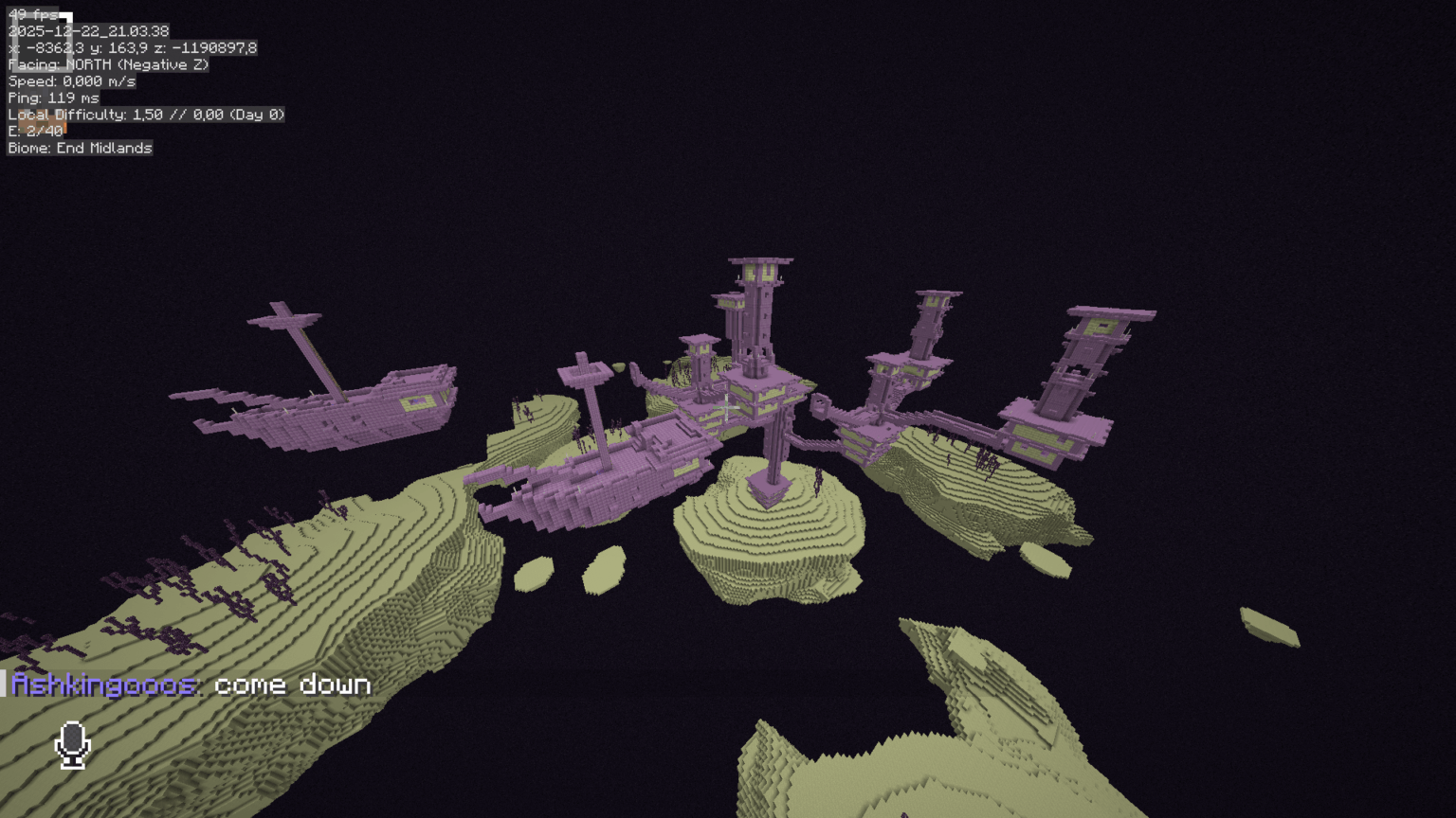 2隻の船がいるエンドシティ