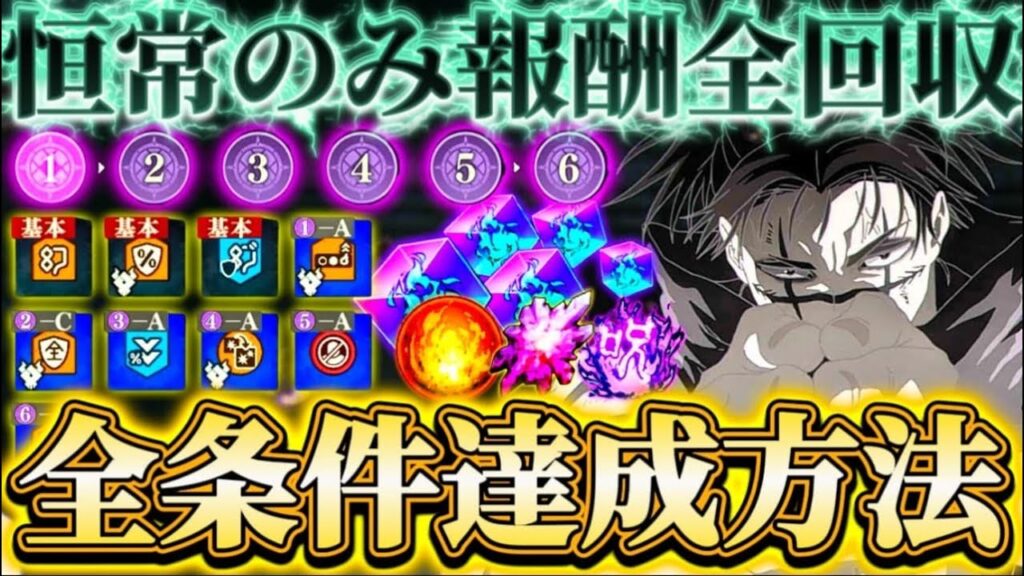 【ファンパレ2周年】幻境戦VS脹相 全条件達成方法...恒常のみで条件報酬全回収-最短4回に分けて攻略【呪術廻戦ファントムパレード】