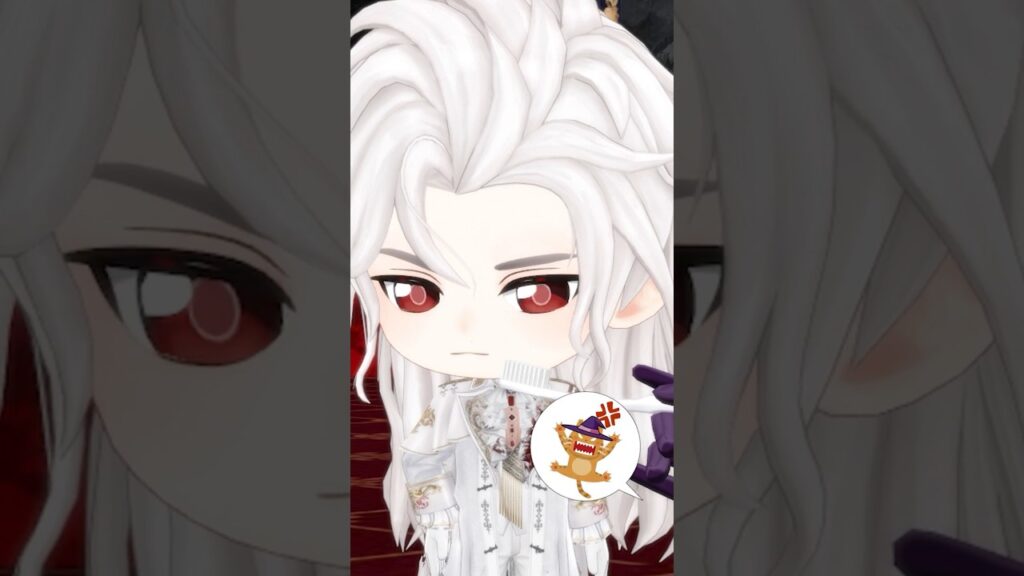 【恋と深空】牙は大事だから大人しく歯を磨こうね、シン！【銀翼の悪魔 Silverwing Fiend】 #恋と深空 #恋と深空二次創作 #シン #Sylus #恋と深空MMD