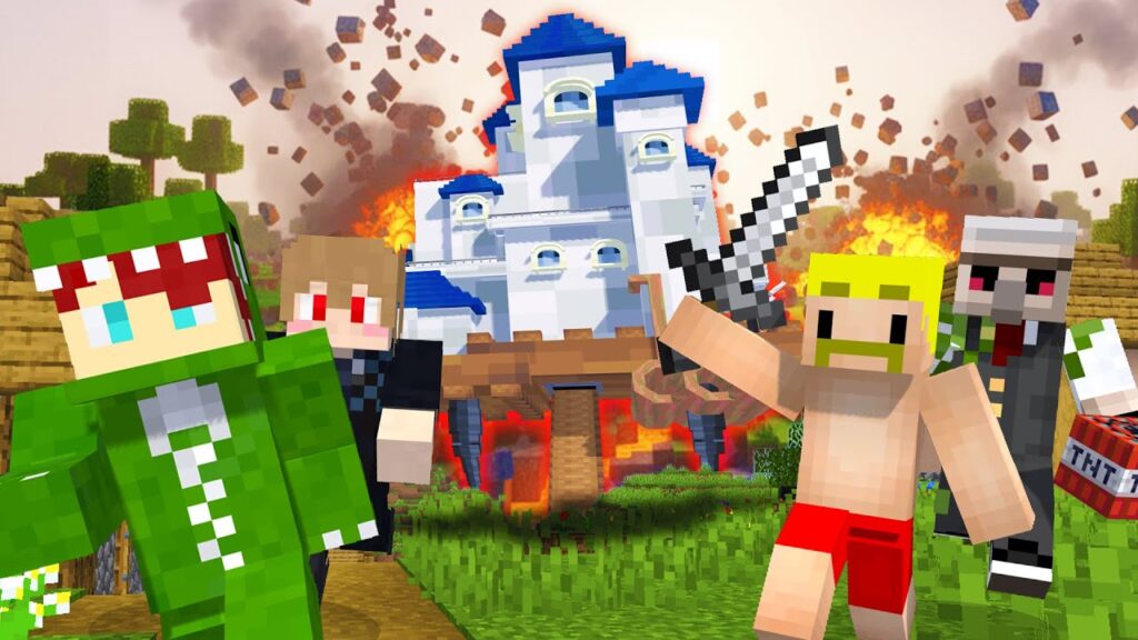 歩くお城 vs 止めたい軍団【ドズル社×からぴち】