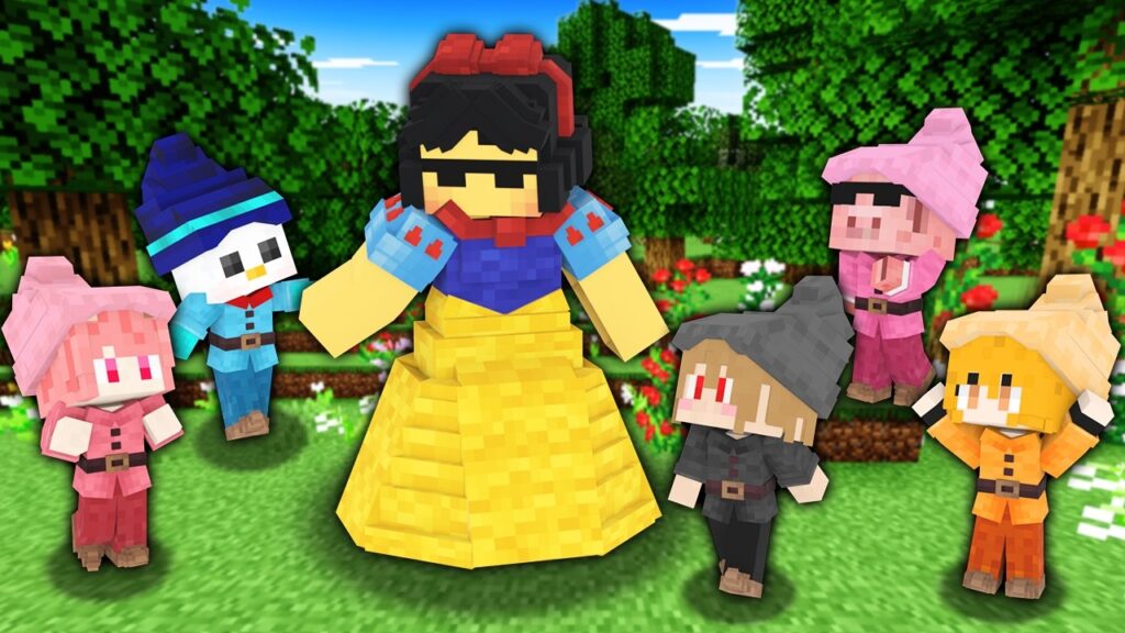 白雪姫と小人になってエンドラ討伐【からぴち×ドズル社】