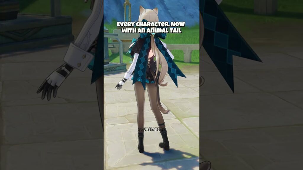 They all Have Animal Tails Except Durin #genshinimpact #genshin #shorts