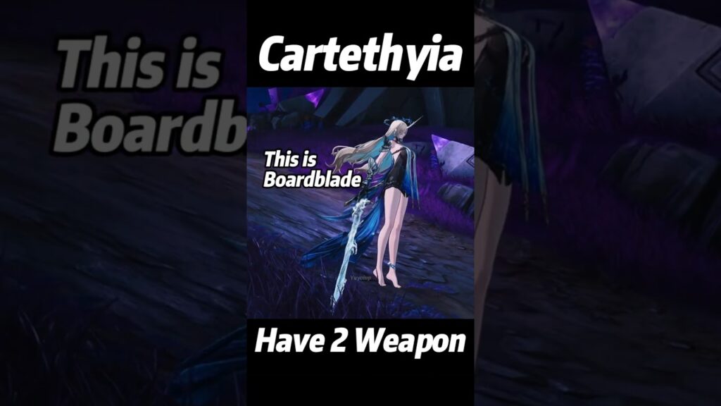 Fleurdelys is holding Boardblade XD #wutheringwaves #wuwa #鸣潮