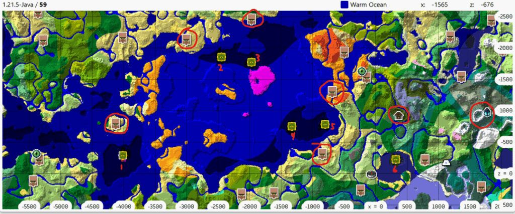 シード 59 - 楽しい時間のよう - キノコ畑ハブ周辺の 5 つの海辺の村 - 写真のスライドショーを見る