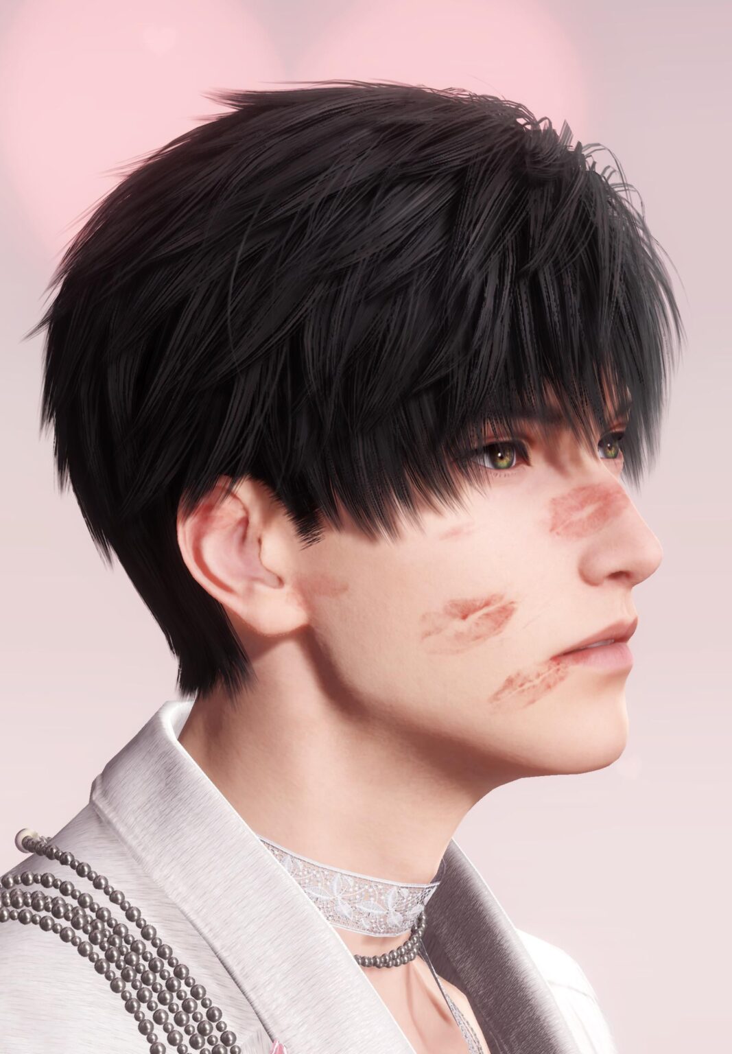 彼の鼻。