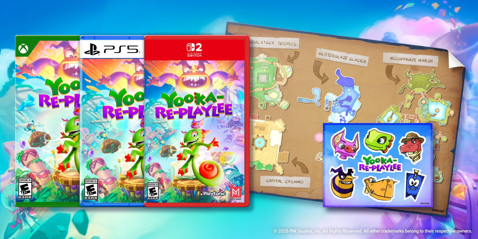 PM StudiosとPlaytonic Games、Nintendo Switch 2向けタイトル『Yooka-Replaylee』パッケージ版を2025年12月18日に発売