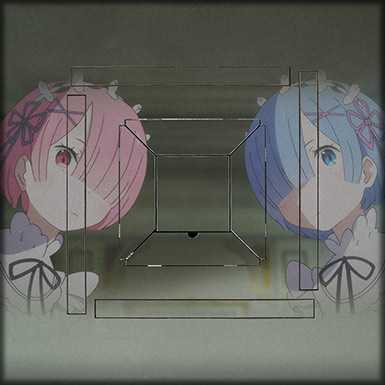 レムとラムの卓背景1