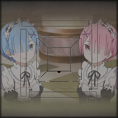 レムとラムの卓背景2