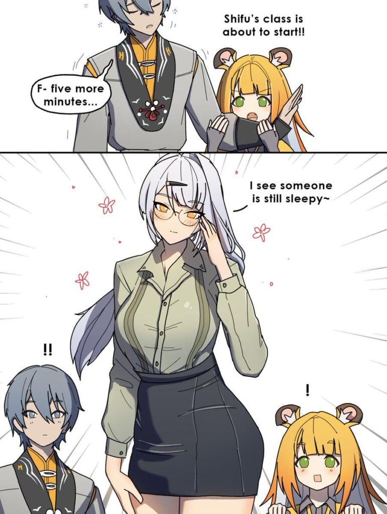 Yi Xuan が先生なら誰も授業をサボらない 😳(@DorahDew)