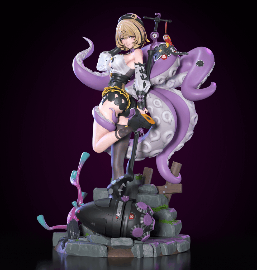 3Dプリント用のイダリフィギュアを作りました！