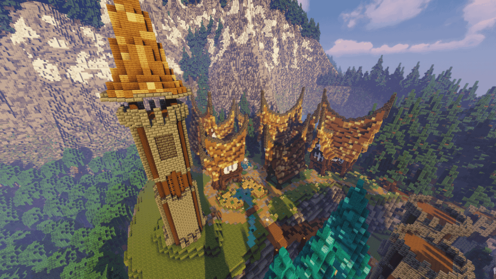 カスタム高原に小さな北欧村を建てました!