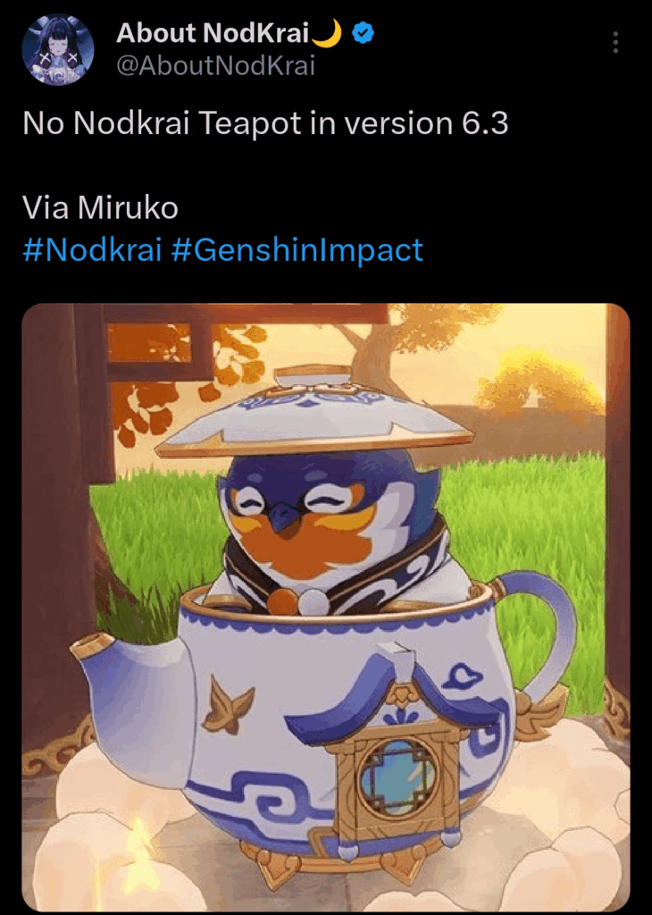 NodKrai ティーポットについて Miruko より