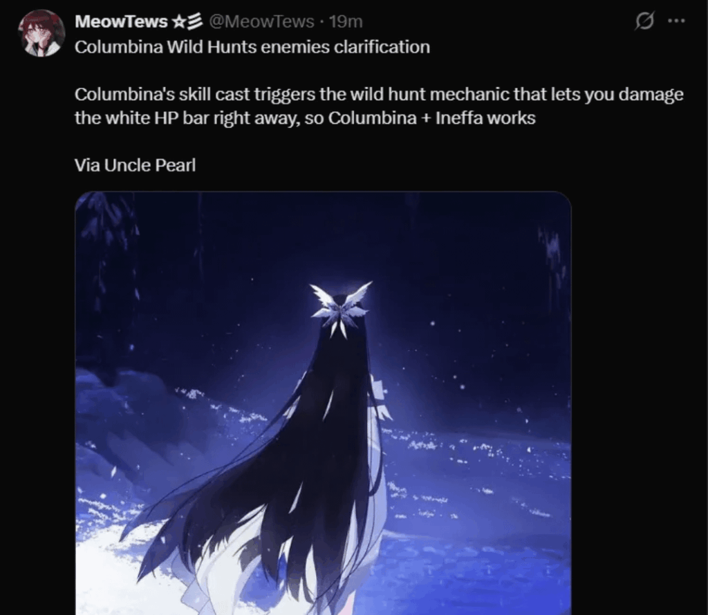 コロンビーナのワイルドハントの敵