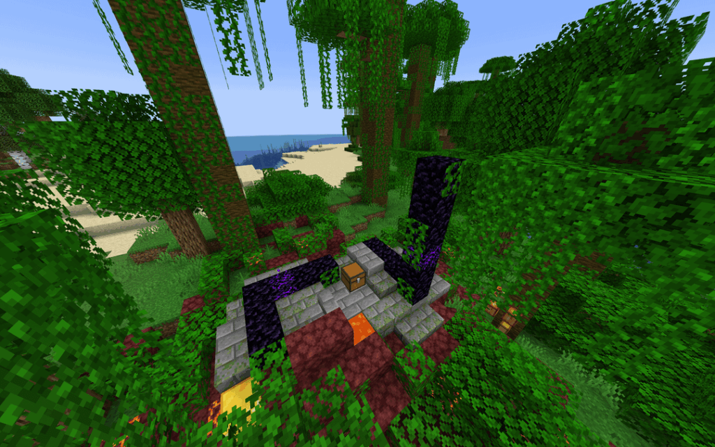 シード = 2683125648272020536 および座標 = -430 75 3312