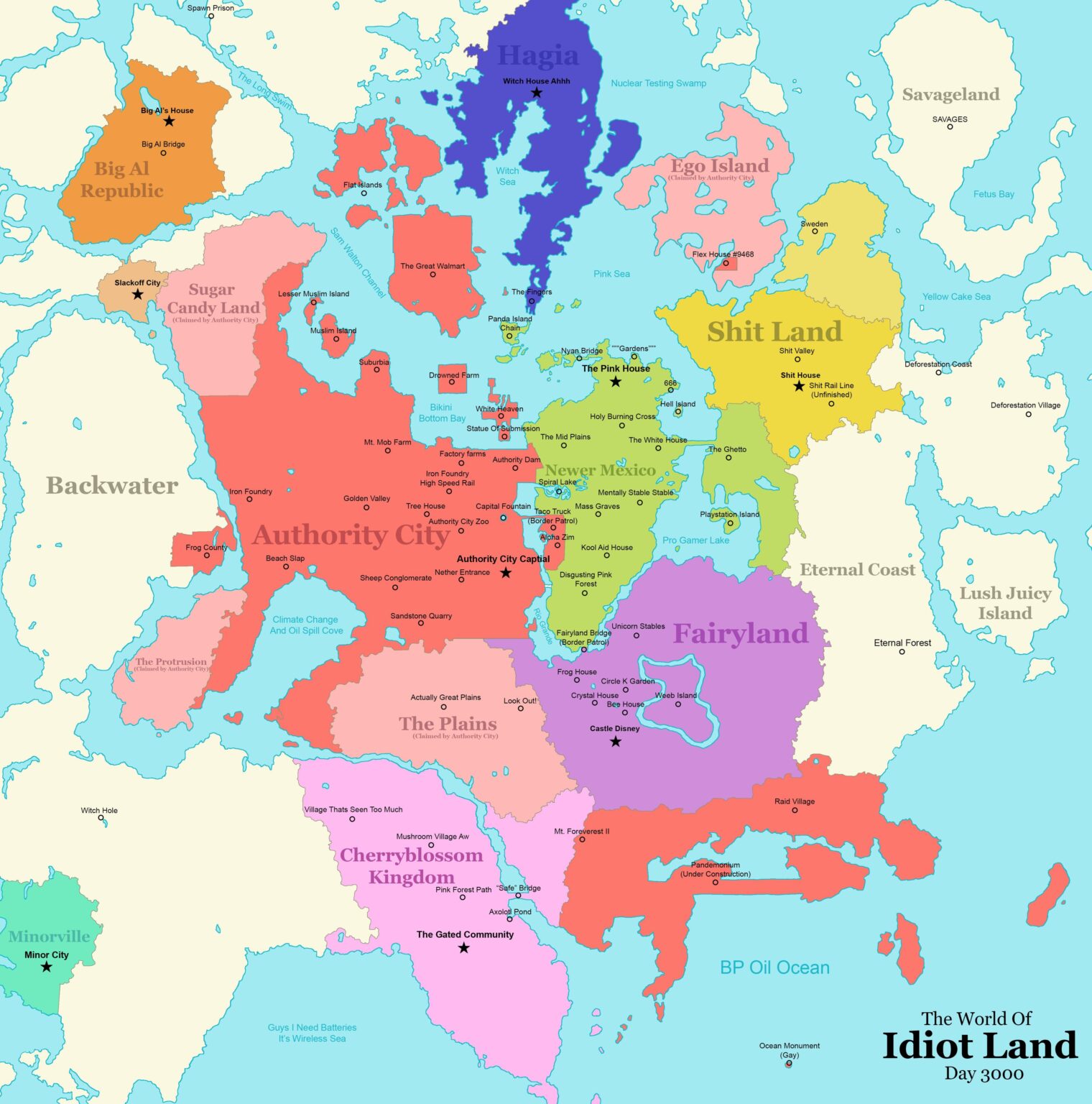 私の Minecraft レルムの地図