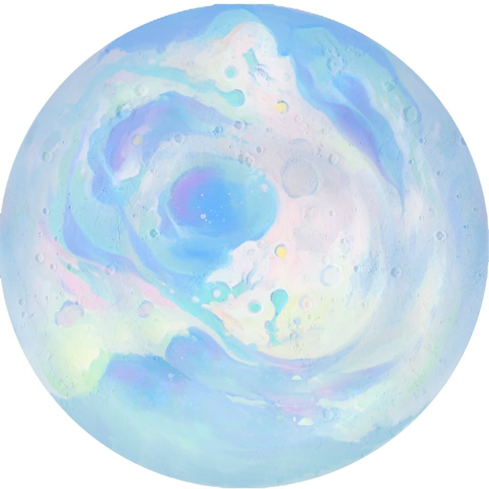 3 つの月のテクスチャ