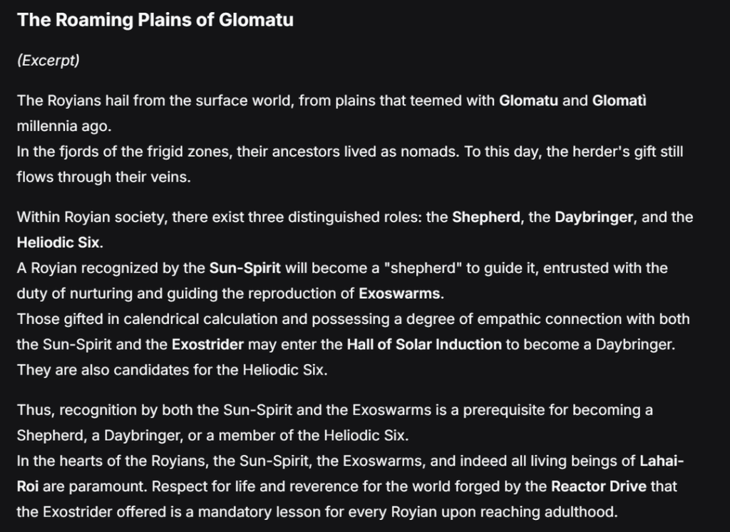 3.0 | Seele経由のその他のワールド構築スポイラー（エクソストライダーとエクソウォームを含む）