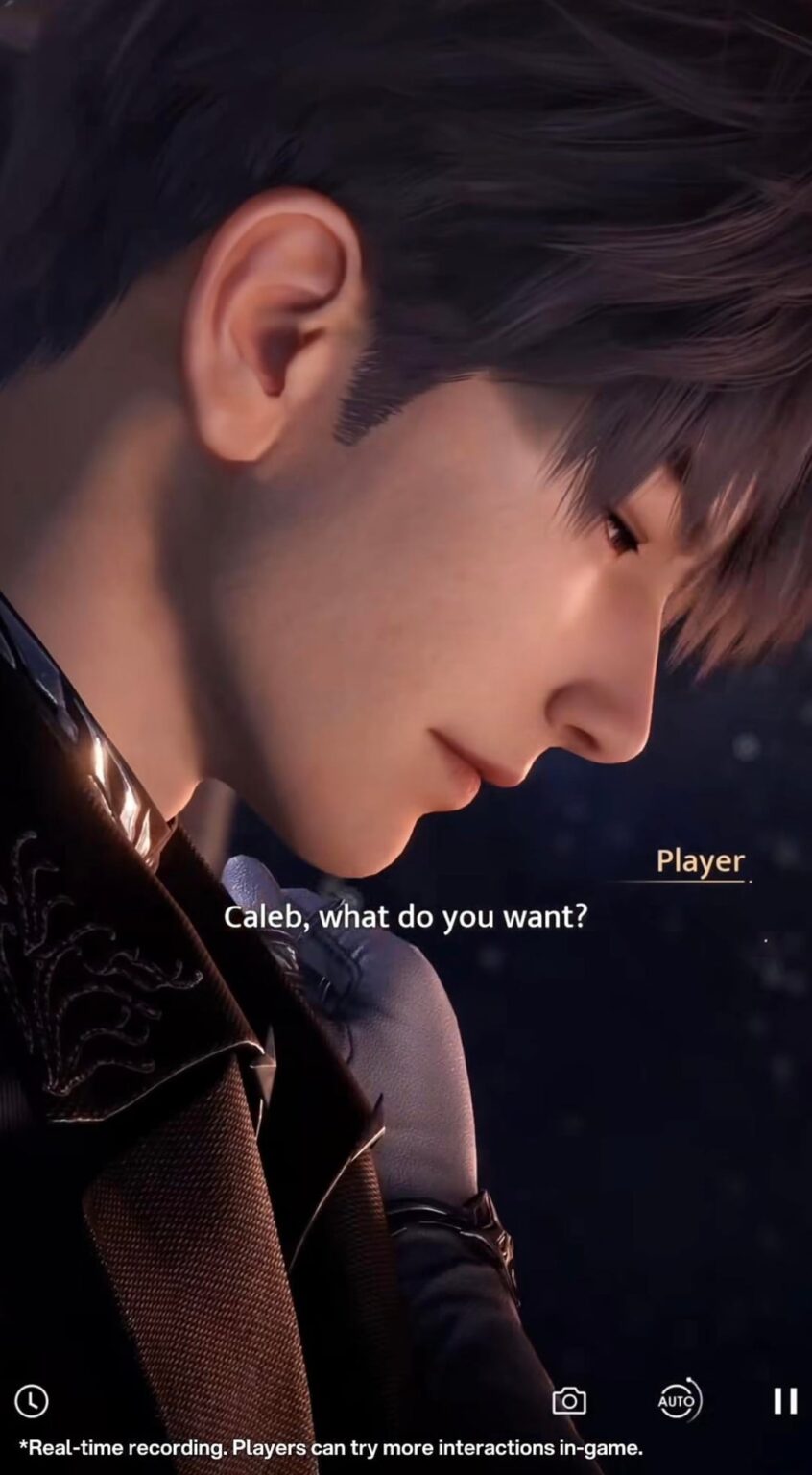 CNでのCalebとMCのやりとりは次のバナーから