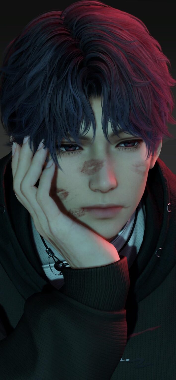 彼はただそれをよく見ているだけです 😂