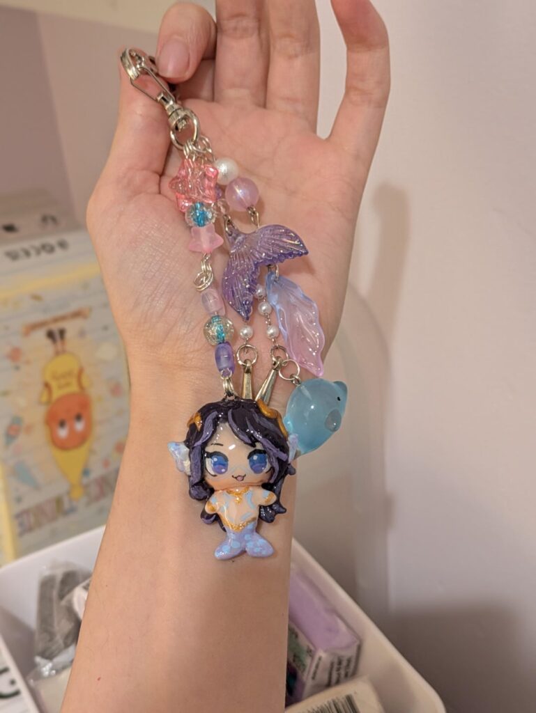 妹のクリスマスプレゼントに手作りラフちび🐬🩷