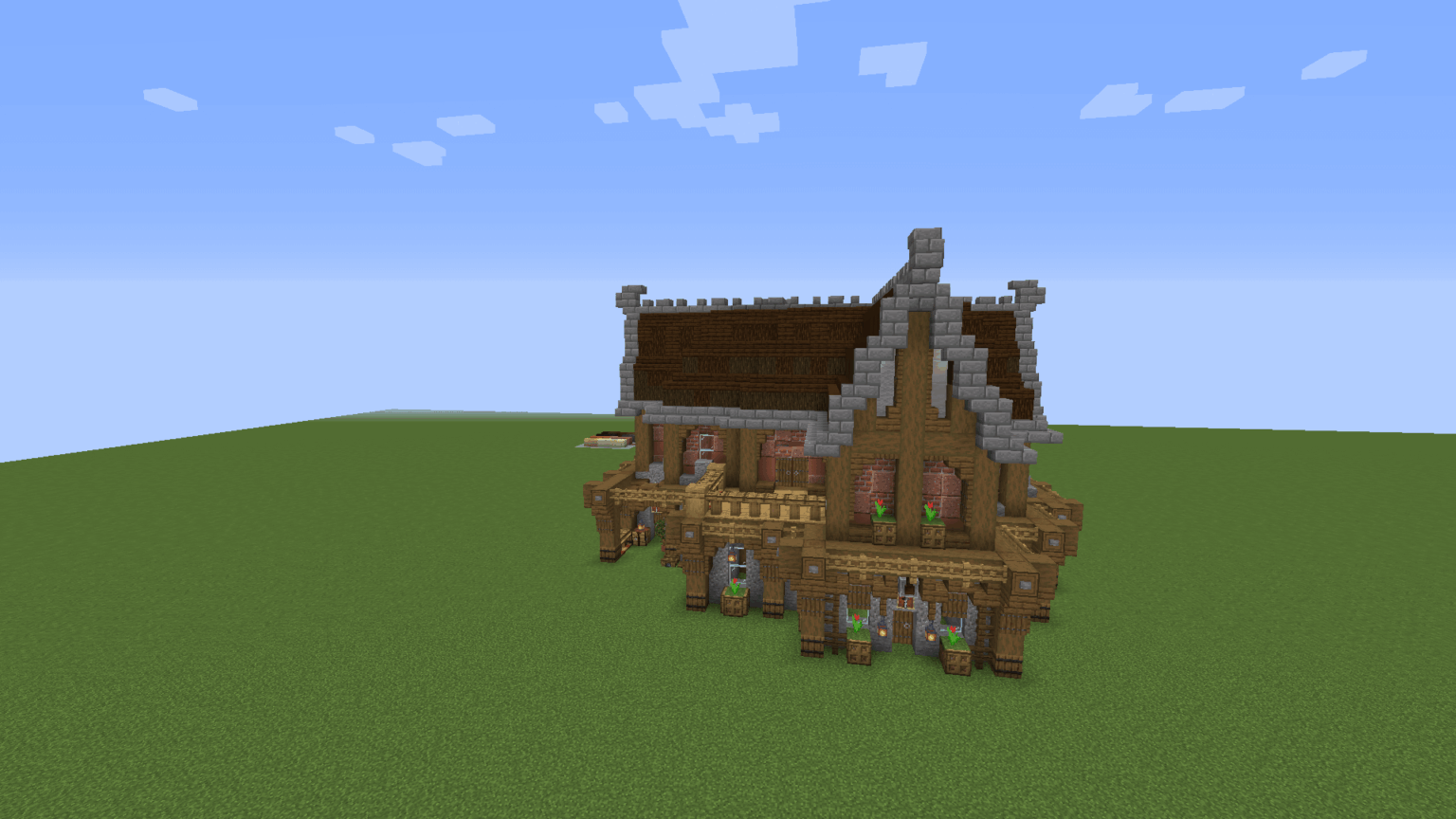 建築をより良くしたいと思って、知識を総動員してこの家を作りましたが、見た目にはまだ満足していません。