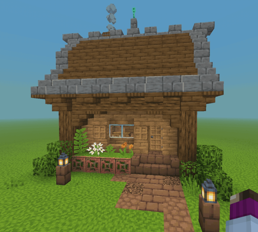 初めてオーク材で家を建てました