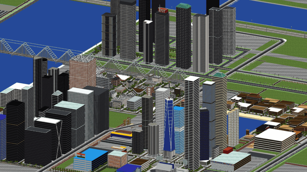 4 歳の私のマインクラフト シティ