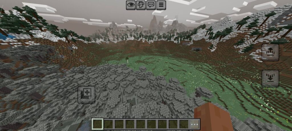 美しい草原、淡い庭園のクレーター